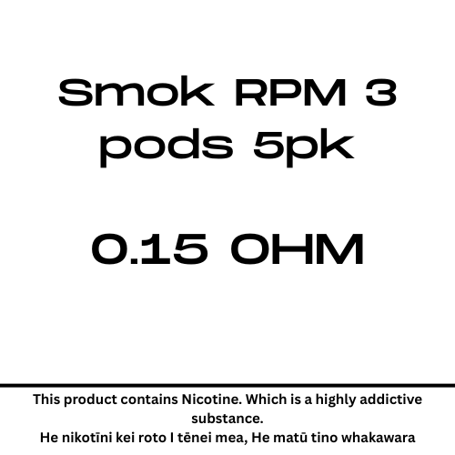 SMOK RPM 3 Coil Mesh 0.15 The Vaper's Nest SMOK RPM 3 Coil Mesh 0.15 The Vaper's Nest