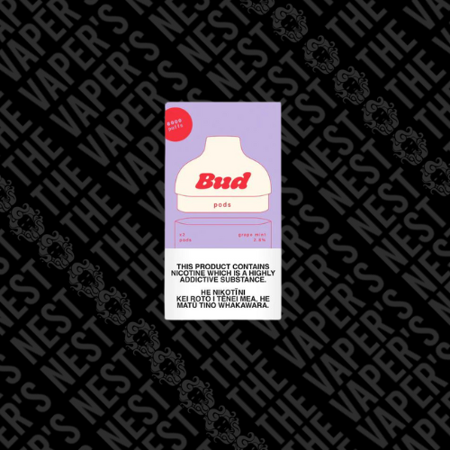 Bud 2 Pods Grape Mint 2.8% Nicotine
