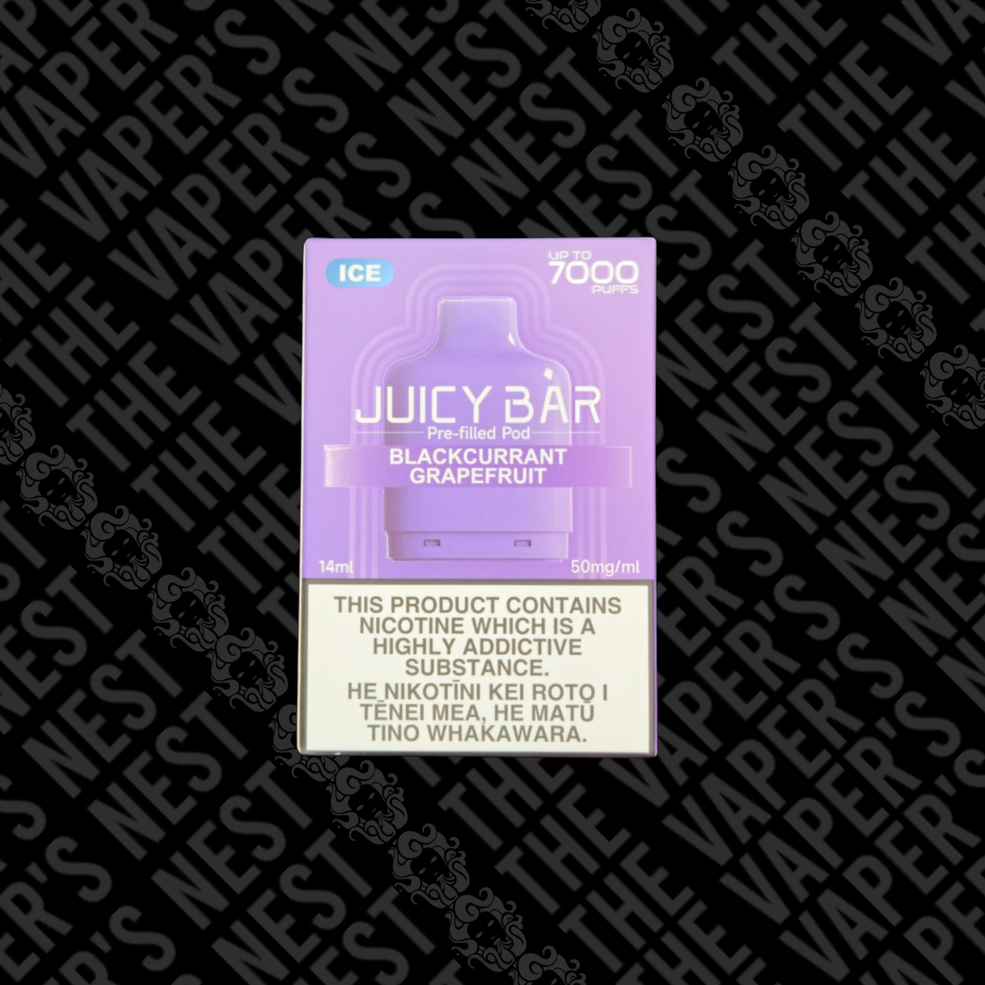 Juicy Bar Pod Ice Blackcurrant Grapefruit 50mg Nic Salt