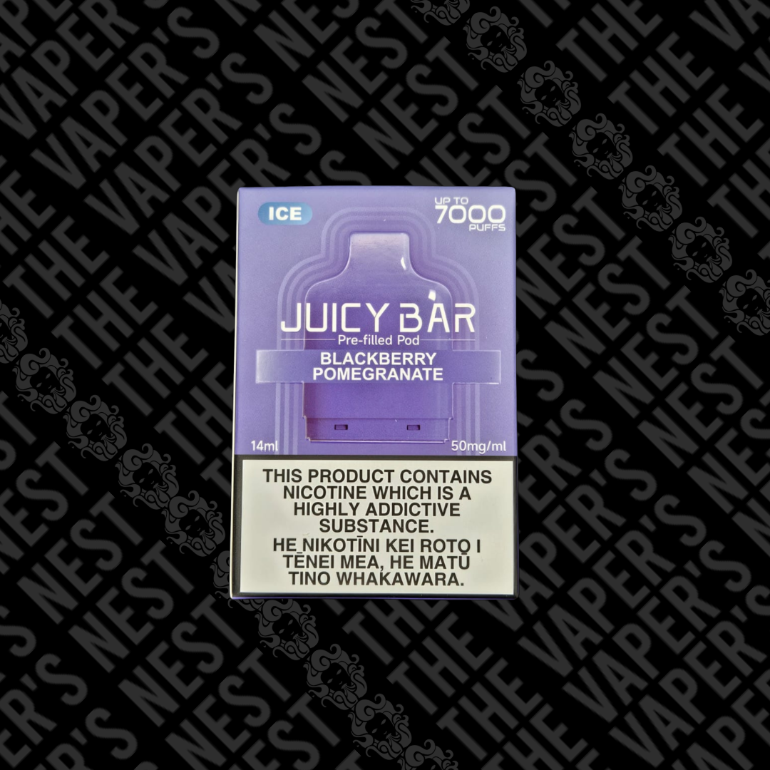 Juicy Bar Pod Ice Blackberry Pomegranate 50mg Nic Salt