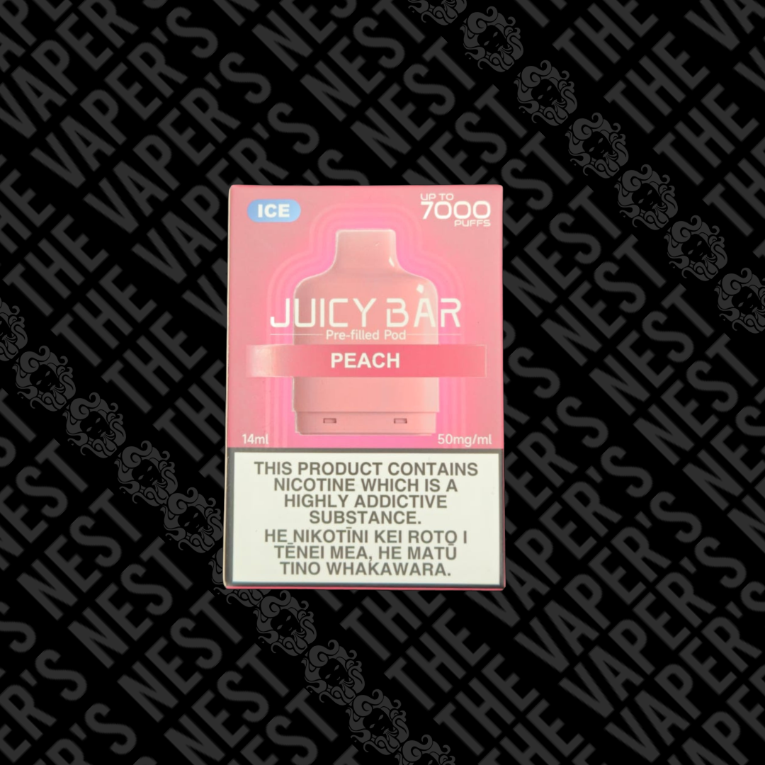 Juicy Bar Pod Ice Peach 50mg Nic Salt