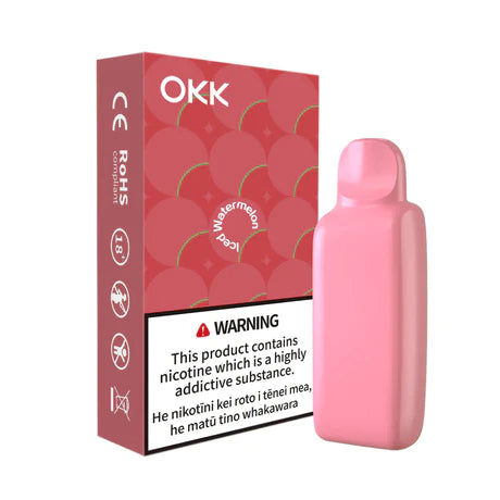 OKK Pod Iced Watermelon 30mg nicotine salt 5000 puff