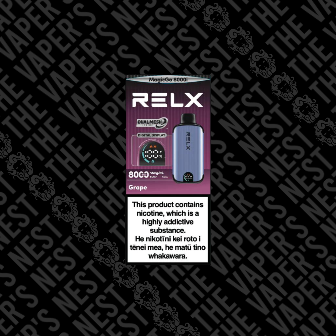Relx MagicGo 8000 Puffs Grape 18mg/ml Nicotine