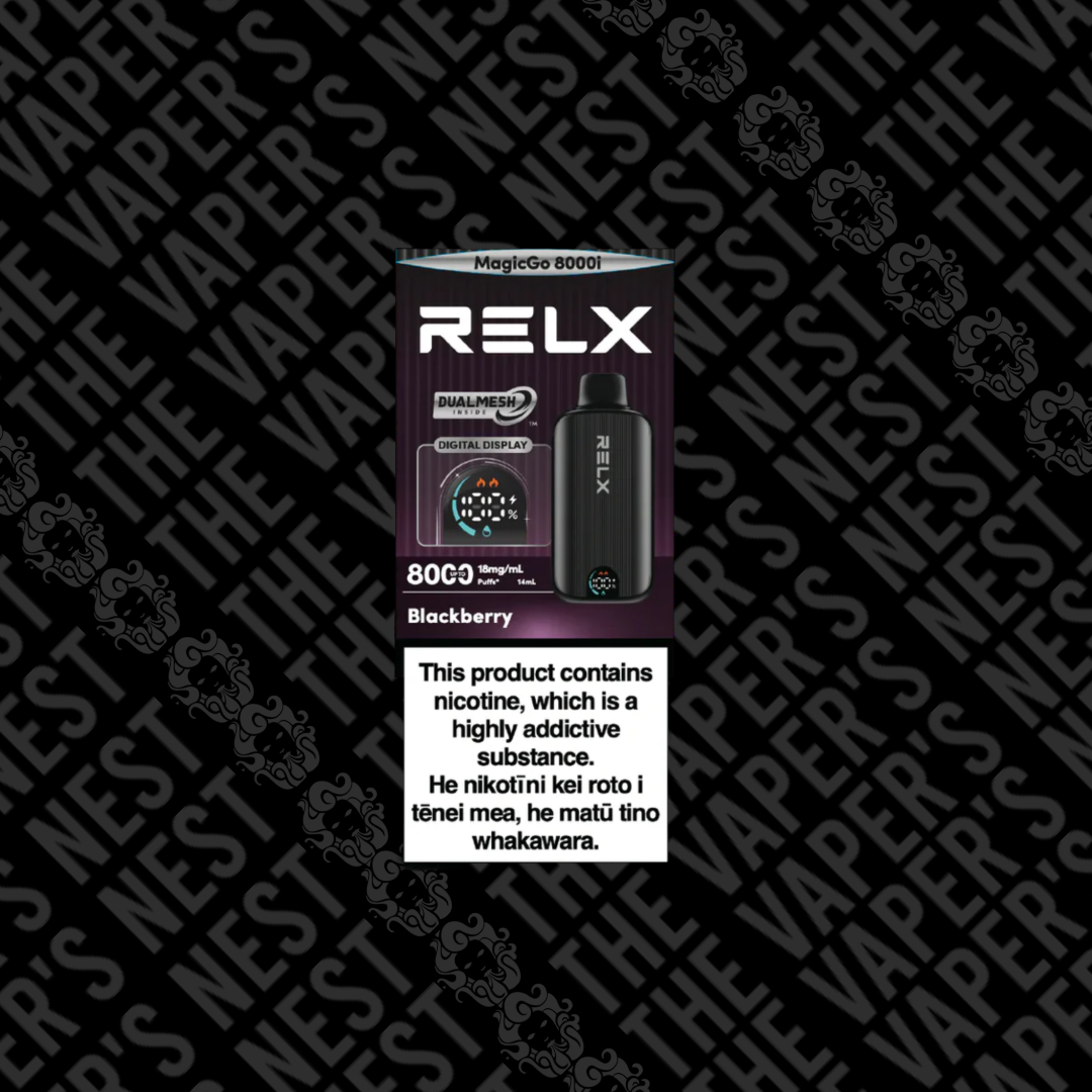 Relx MagicGo 8000 Puffs Blackberry 18mg/ml Nicotine