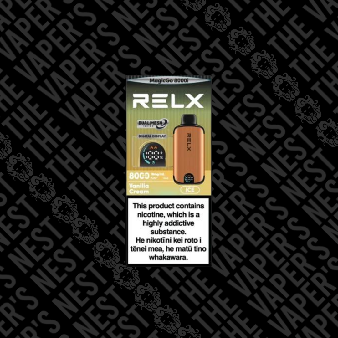 Relx MagicGo 8000 Puffs Vanilla Cream 18mg/ml Nicotine