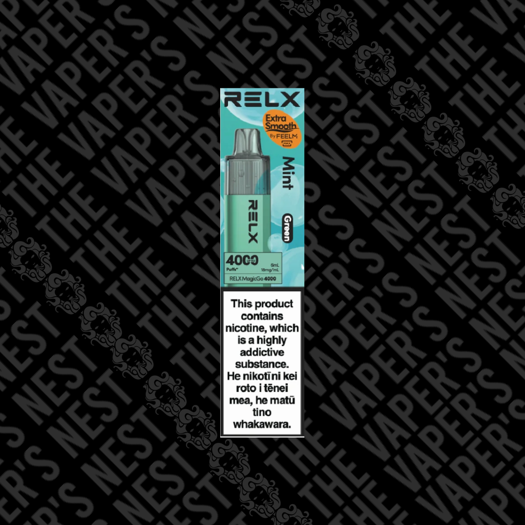 Relx MagicGo 4000 Puffs Mint Green 18mg/ml Nicotine