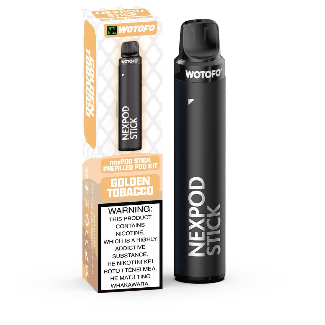 Wotofo Nexpod Device & Pod Golden Tobacco 35mg Nic Salt