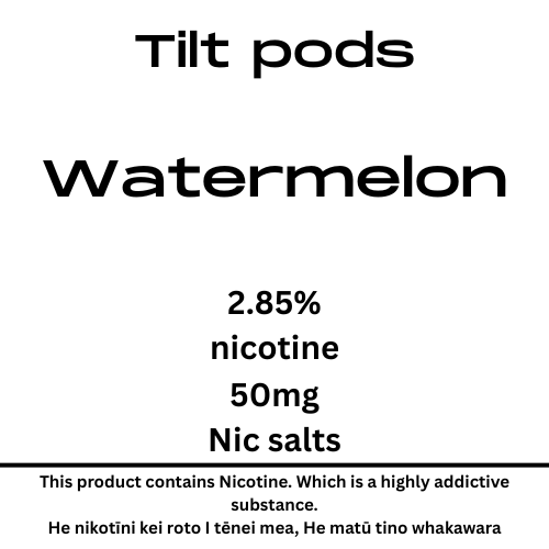 TILT Prefilled Pod Watermelon 50mg Nic Salt