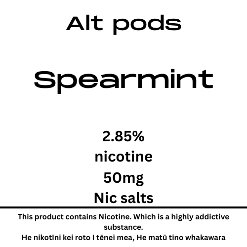 Alt Pods Spearmint 2.85% Nicotine
