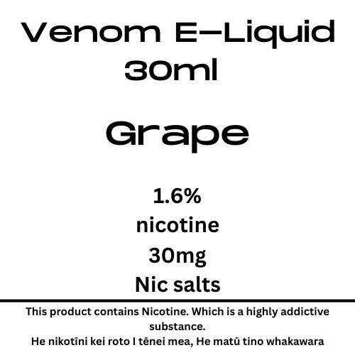 Venom 30mg Grape