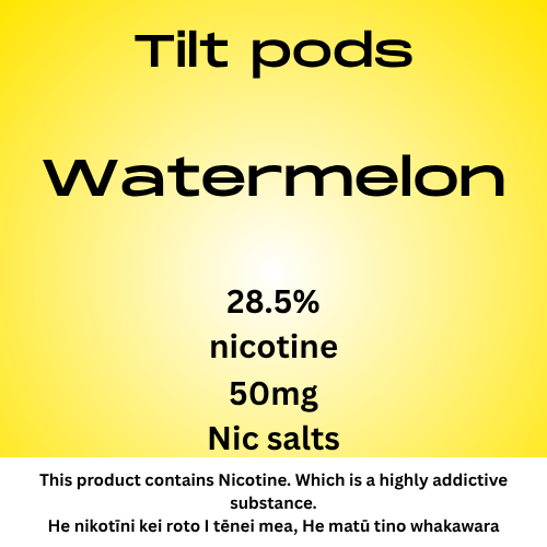 TILT Prefilled Pod Watermelon 50mg Nic Salt