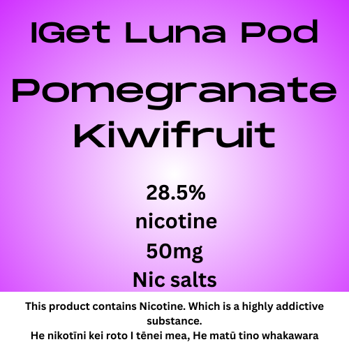 Iget Luna Pod Pomegranate Kiwifruit 28.5mg Nicotine
