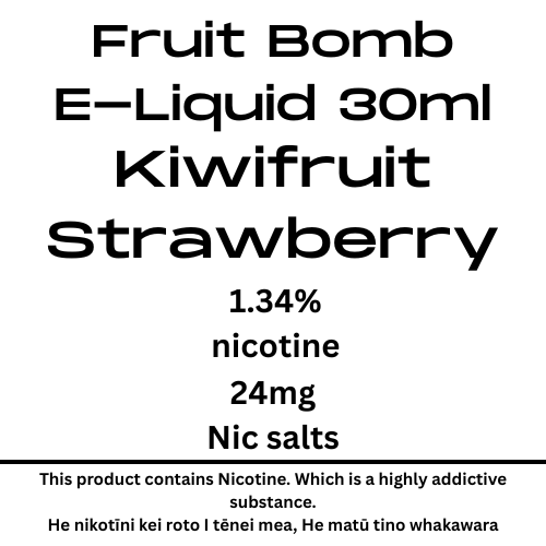 Hua Poma Kiwi Straw Pomdaddy 24mg nic tote 30ml