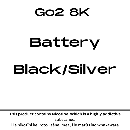 Go2 8K Black/Silver Battery