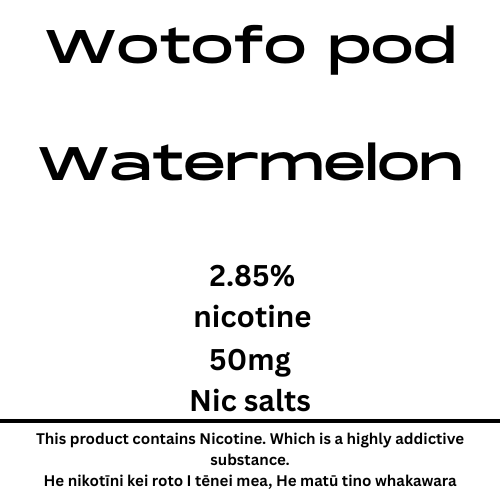 Wotofo Nexpod Watermelon Pod 40mg Nic Tote