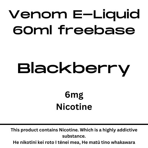 Venom 6mg Blackcurrant 60ml
