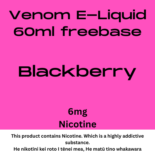 Venom 6mg Blackcurrant 60ml