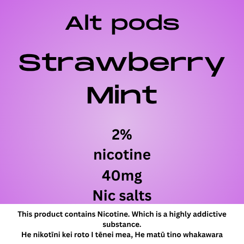 Alt Nu Pods Strawberry Mint 2% Nicotine