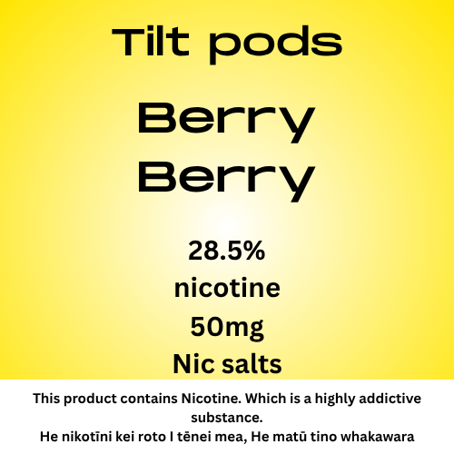 TILT Prefilled Pod Berry berry 50mg Nic Salt
