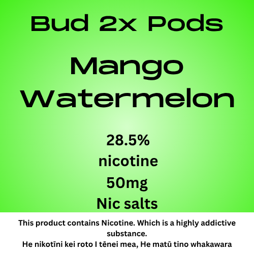 Bud 2 Pods Mango Watermelon 2.8% Nicotine
