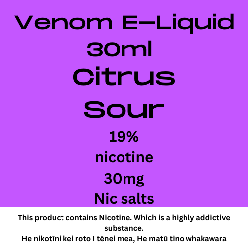 Venom 30mg Citrus Sour
