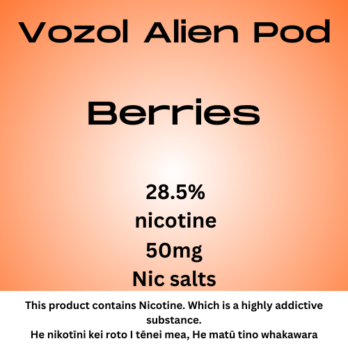 Vozol Alien Luxe Pod Berries 25mg/ml Nicotine