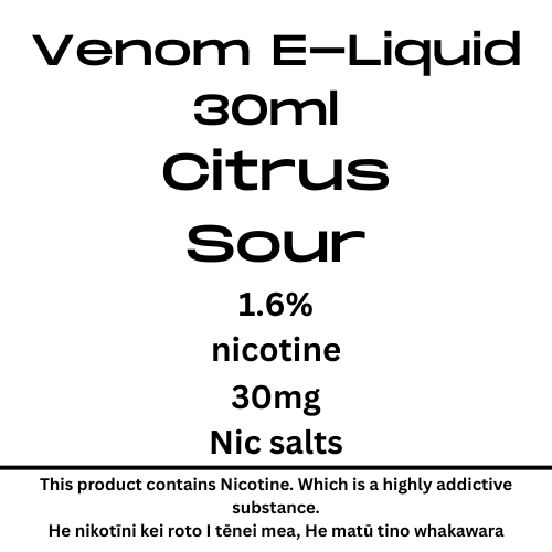 Venom 30mg Citrus Sour