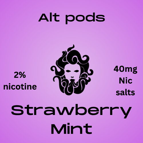 Alt Nu Pods Strawberry Mint 2% Nicotine