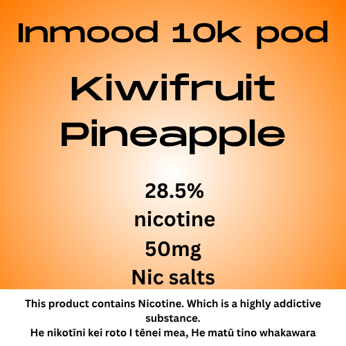 Inmood 10k Kiwifruit Pineapple 40mg Nic Salt Pod