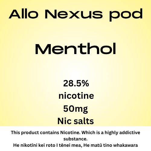 Nexus Pod Menthol 6000puffs 50mg Nic Salt