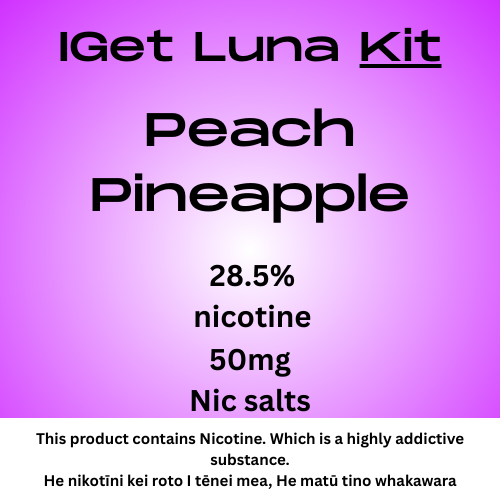 Iget Luna Kit Peach Pineapple 28.5mg Nicotine