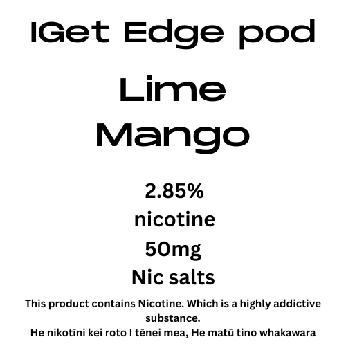 Iget Edge Pod Lime Mango 28.5mg Nicotine