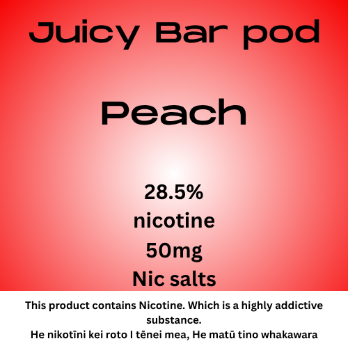 Te Pae Huka Pod Huka Peach 50mg Tote Nic