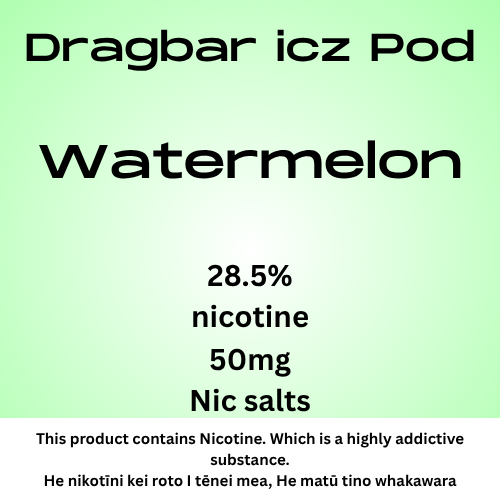 Dragbar Icz Max Pod Watermelon 28.5mg/ml Nicotine