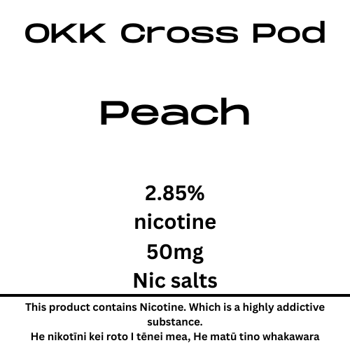 OKK Peach 20mg Nic Tote Pod 5000 Puff