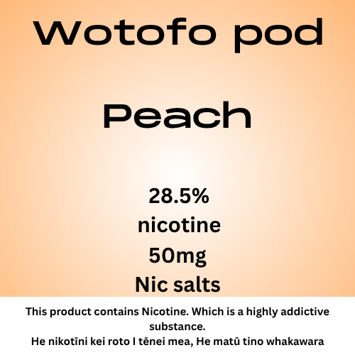 Wotofo Nexpod Pod Peach 40mg Nic Salt