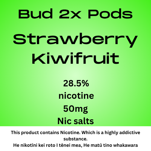 Bud 2 Pods Strawberry Kiwifruit 2.8% Nicotine