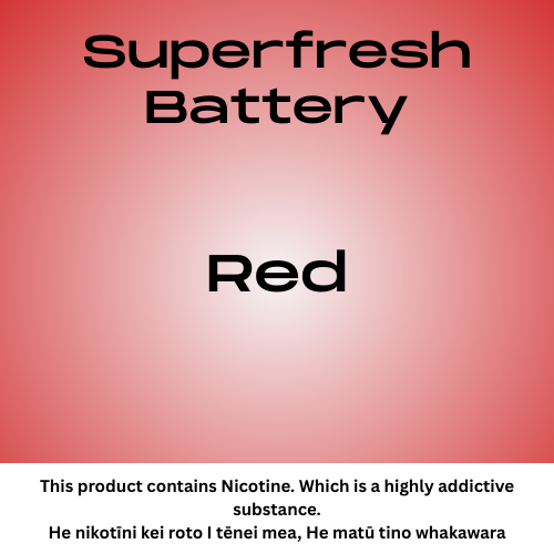 Super Fresh Battery Red