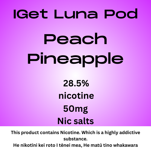 Iget Luna Pod Peach Pineapple 28.5mg Nicotine