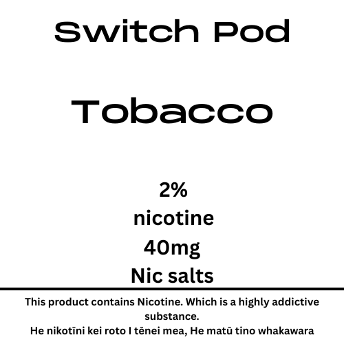 Whakawhiti Golden Tobacco 40mg nic salt Pod