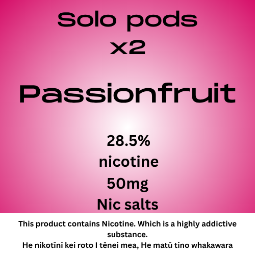 Solo Plus Pod Passionfruit 28.5mg/ml Nicotine