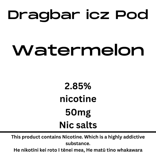 Dragbar Icz Max Pod Watermelon 28.5mg/ml Nicotine
