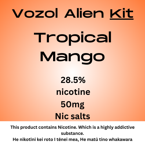 Vozol Alien Luxe Kit Tropical Mango 25mg/ml Nicotine