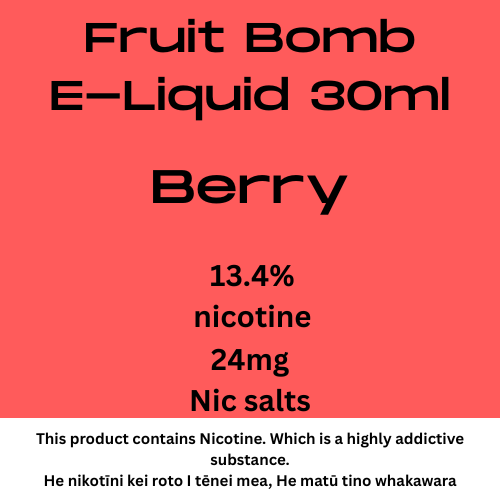 Fruit Bomb Berry 24mg Nic Salt