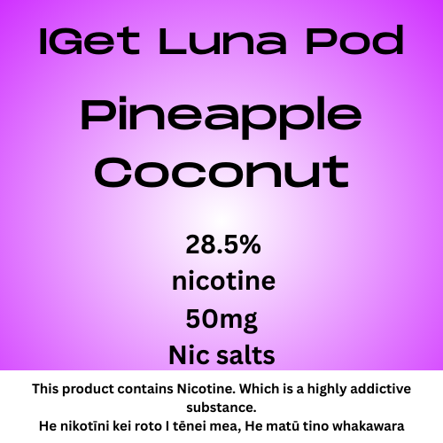 Iget Luna Pod Pineapple Coconut 28.5mg Nicotine
