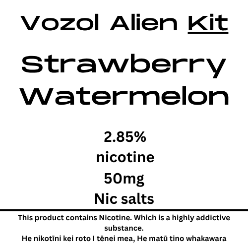 Vozol Alien Luxe Kit Strawberry Watermelon 25mg/ml Nicotine