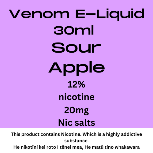Venom 20mg Sour Apple