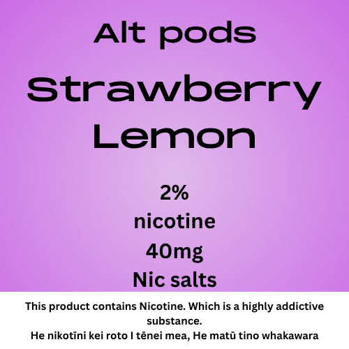 Alt Nu Pods Strawberry Lemon 2% Nicotine