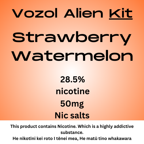Vozol Alien Luxe Kit Strawberry Watermelon 25mg/ml Nicotine