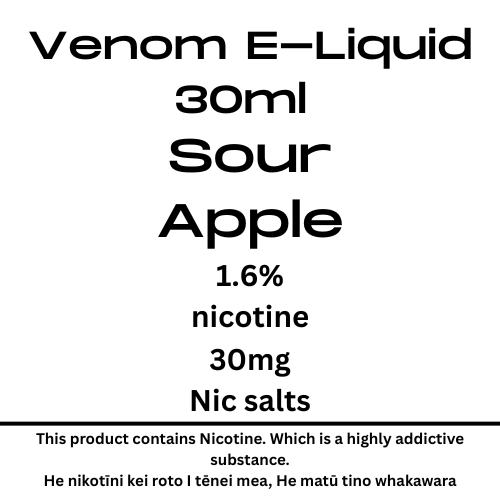 Venom 30mg Sour Apple